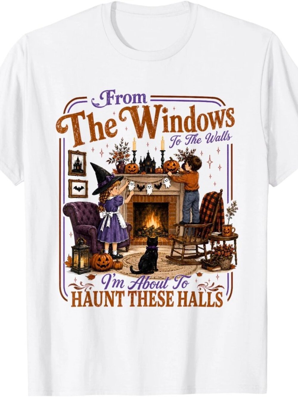 Skeleton Rock Band Halloween Shirt, Vintage Pumpkin Drum Skeleton Musician Tee